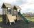 Standard Double Tower (K-72) - timber playground climbing frame for parks 1
