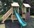 Standard Double Tower (K-72) - timber playground climbing frame for parks 3