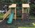 Standard Double Tower (K-72) - timber playground climbing frame for parks 4