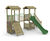 Standard Double Tower (K-72) - timber playground climbing frame for parks 8