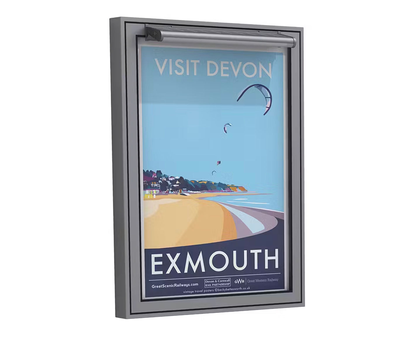 Solar Light Billboard Display Case | The Solar Range