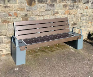 Classic smart benches at the University of Wales Trinity St David