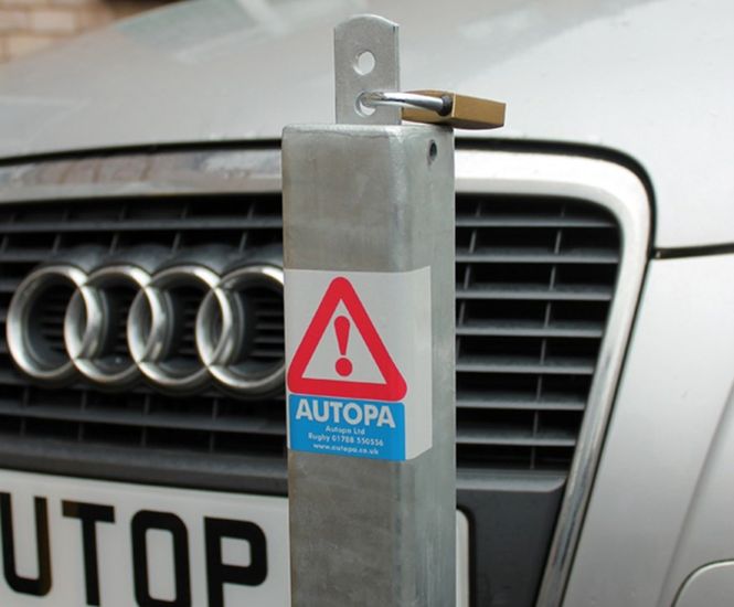 TOPLOK Square lockable parking post