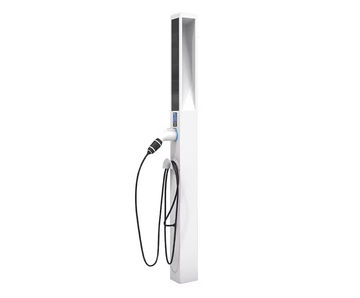 Solar EV Charger Post with Hybrid Technology