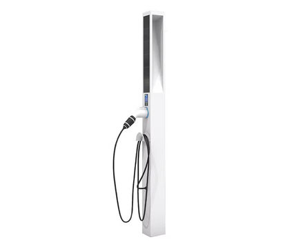 Solar EV Charger Post with Hybrid Technology