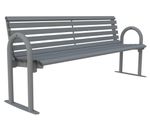 Caldecott - Contemporary Steel Seat