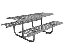 Rockingham - Steel Picnic Table with Benches
