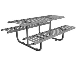 Rockingham - Steel Picnic Table with Benches