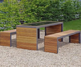 Sylva solar smart picnic table and benches - on this page