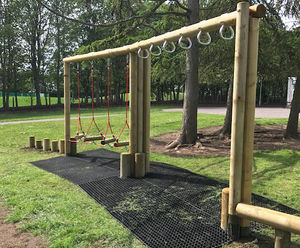 Timber Agility Equipment for Trim Trails