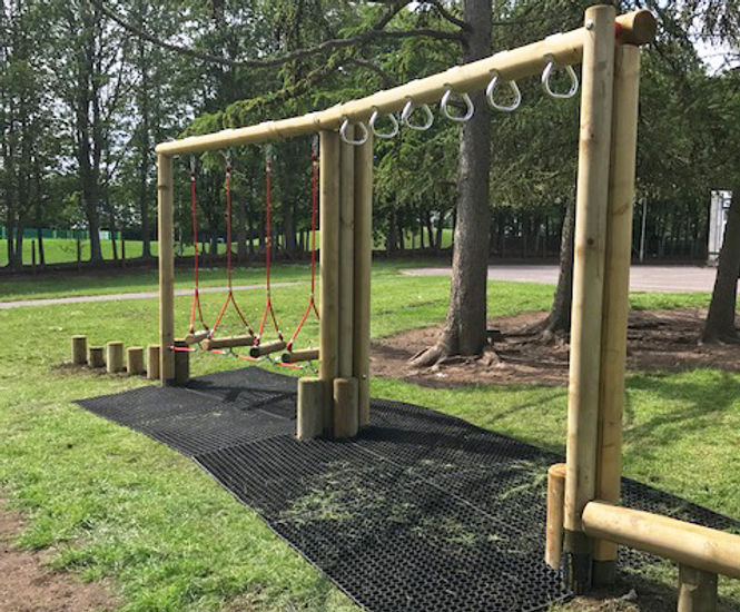 Timber Agility Equipment for Trim Trails
