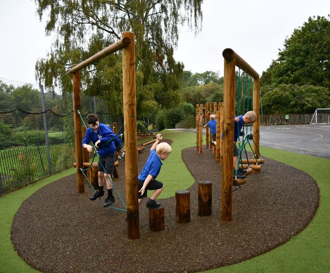 Bonded Rubber Mulch - Safer Surfacing for Play Areas