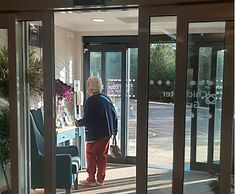 Sliding door automation creates warm welcome at new care home