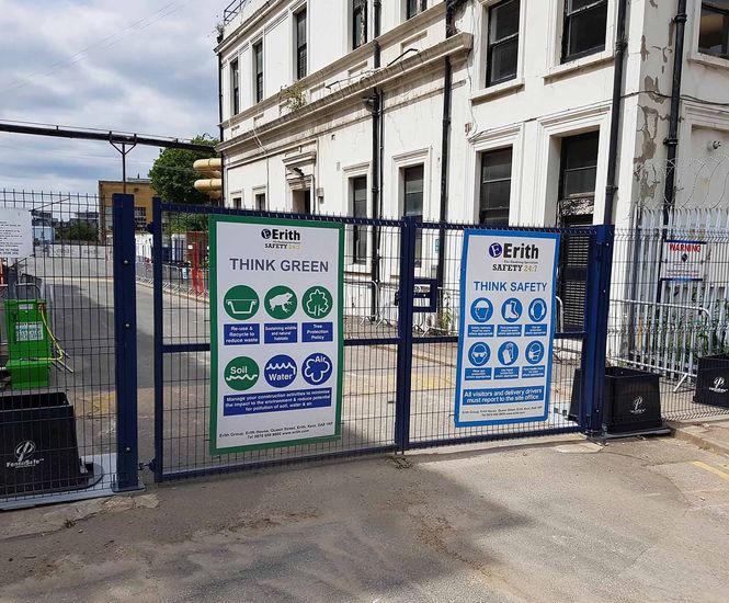 FenceSafe LockMaster temporary swing gate