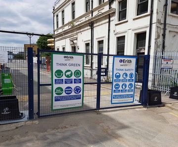 FenceSafe LockMaster temporary swing gate