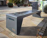 Blade - solar-powered smart bench with fast charging
