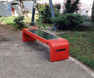 Municipal Solar Smart Wifi Bench