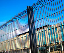 Ultimate Extra S1 security-rated, profiled, rigid mesh fencing