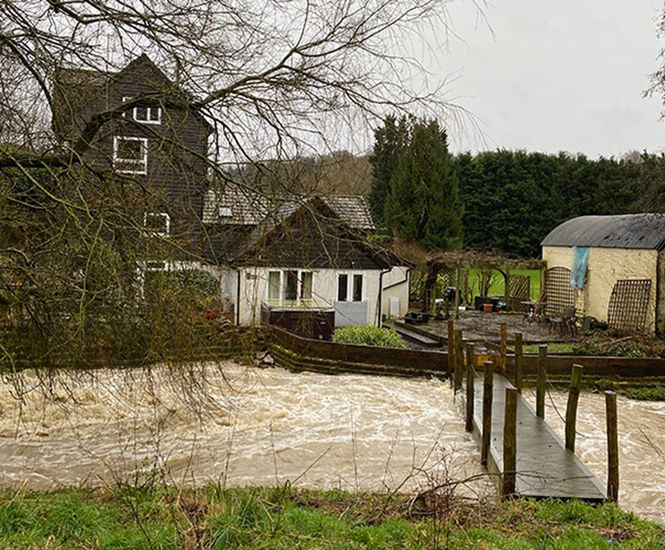 Waterproofing and flood protection for historic watermill - Kent