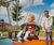 Swing Set With 2 Cradle Seats J474 - steel playground swing for toddlers 1
