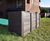 Solid heavy-duty recycled plastic modular garden compost bin 3