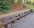 Recycled plastic moulded bench 5