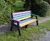 Sloper recycled plastic bench 4
