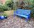 Sloper recycled plastic bench 5