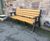 Sloper recycled plastic bench 6