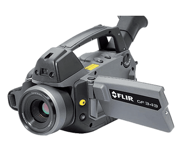 FLIR G343 optical gas imaging (OGI) camera for CO2 leaks
