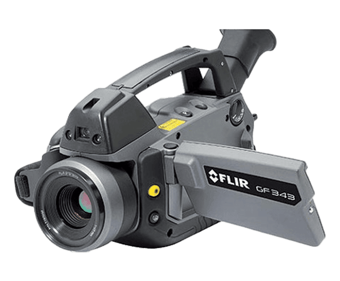 FLIR G343 optical gas imaging (OGI) camera for CO2 leaks