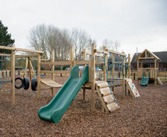 New Playground Installed to Welcome Guests at Woodland Waters