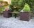 Recycled plastic planters with bench seating 1