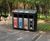 Quad recycled plastic recycling unit 1