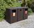 Recycled plastic waste / recycling bins 6