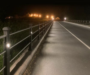 ASF illuminated cast iron balustrade - Lough Erne, Enniskillen