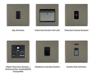 Linea-Piatto - minimalist decorative switches and sockets
