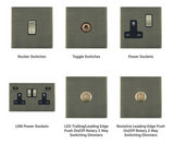 Sheer CFX - flat plate switches and sockets with integral gasket - on this page