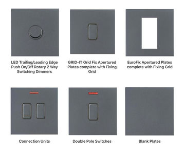 Sheer G2 - flat, square-edge plate for switches and sockets