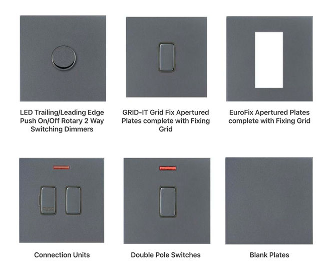 Sheer G2 - flat, square-edge plate for switches and sockets
