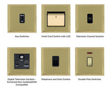 Linea-Georgian - switches and sockets with rope-frame design