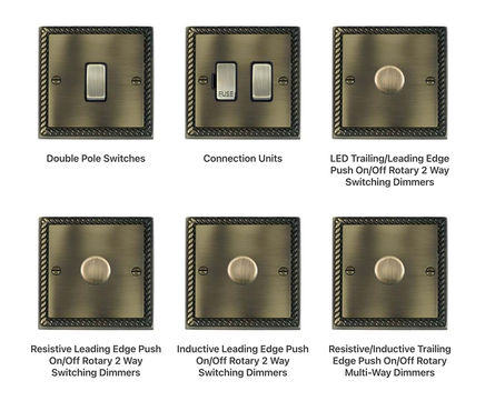 Cheriton Georgian - traditional switchplates and sockets