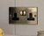 Antique Brass switches for Victorian home refurbishment 1
