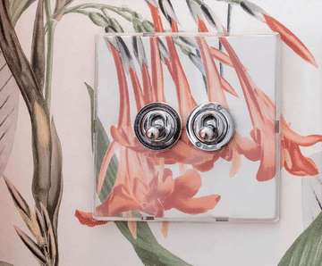 Clear decorative switches and sockets - The Waterside Inn