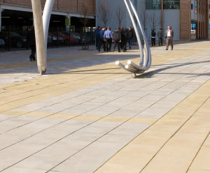 Marshalls Coloured Pimpled Paving