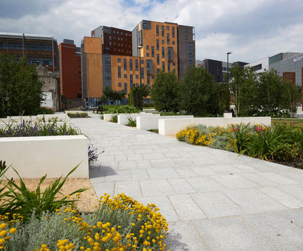 Callisto Granite - silver grey granite paving and landscaping slabs