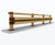 H2BP-01 timber and corten steel safety barrier for bridges 1