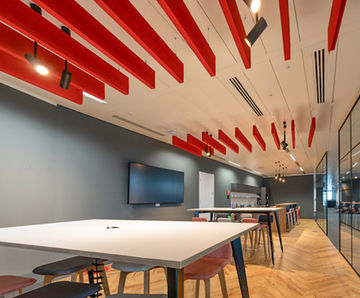 Acoustic Baffles for Protector Insurance, Manchester