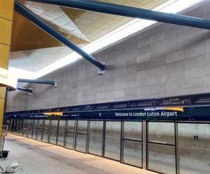 Acoustic Wall Panels – Luton Dart (Direct Air – Rail Transport) 
