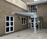 Winterbourne - wall-attached entrance shelter - on this page
